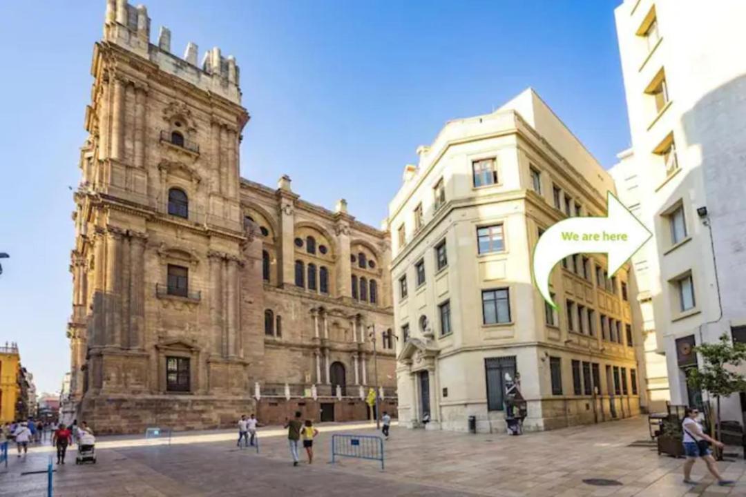 Apartamento Premium Junto A Catedral Málaga Exteriör bild